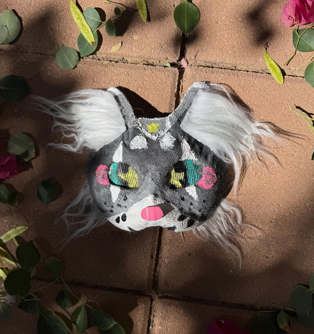 Handmade Space Cat Mask - Etsy