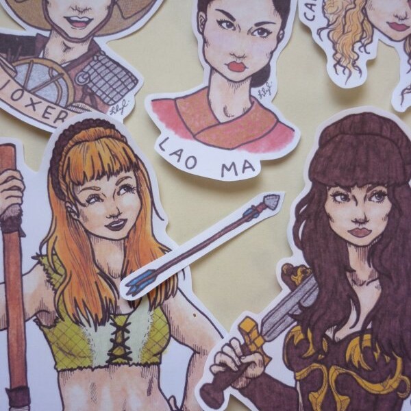 SALE Warrior Princess Sticker Pack (discontinued)