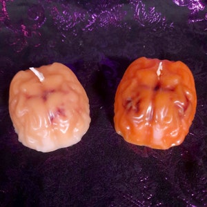 Bleeding Brain beeswax candle