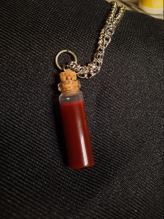 Etsy vial necklace discount