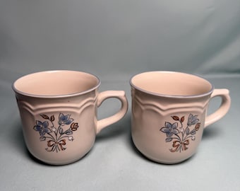 Cordella Stoneware Bluet Coffee Mug/Tea Cup - Set of 2