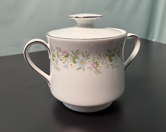 Vintage Johann Haviland Forever Spring Sugar Dish with Lid
