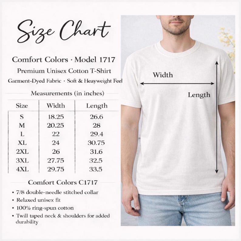 Camiseta com estampa de ervas provençais, camiseta botânica com ervas, camiseta estilo cottagecore francês, camiseta minimalista natural, camiseta Comfort Colors imagem 10