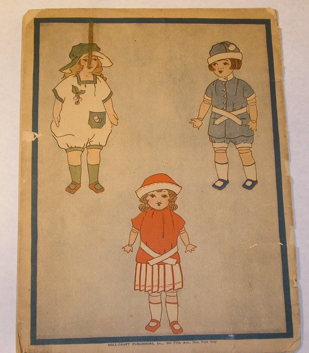 Original 1923 Your Dolly's Clothes How to Cut and Make Etsy