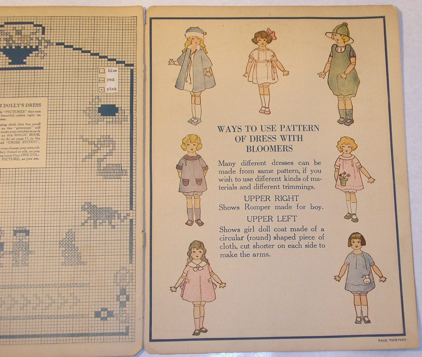 Original 1923 Your Dolly's Clothes How to Cut and Make Etsy