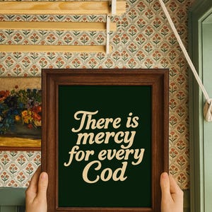 Christian Wall Art| Faith prints| Mercy for every Cod | Irish prints| Handmade prints| Christian home décor|Christian gifts (unframed print)