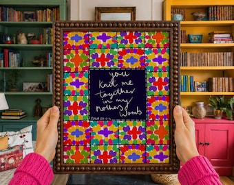 Arte de parede cristã | Impressões de fé | Tu me formaste | Impressões irlandesas | Impressões feitas à mão | Decoração cristã para casa | Presentes cristãos (impressão sem moldura)
