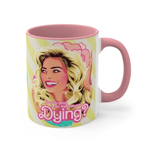 Vocês já pensaram em morrer? - Caneca com detalhes de 11 onças (impressão australiana)