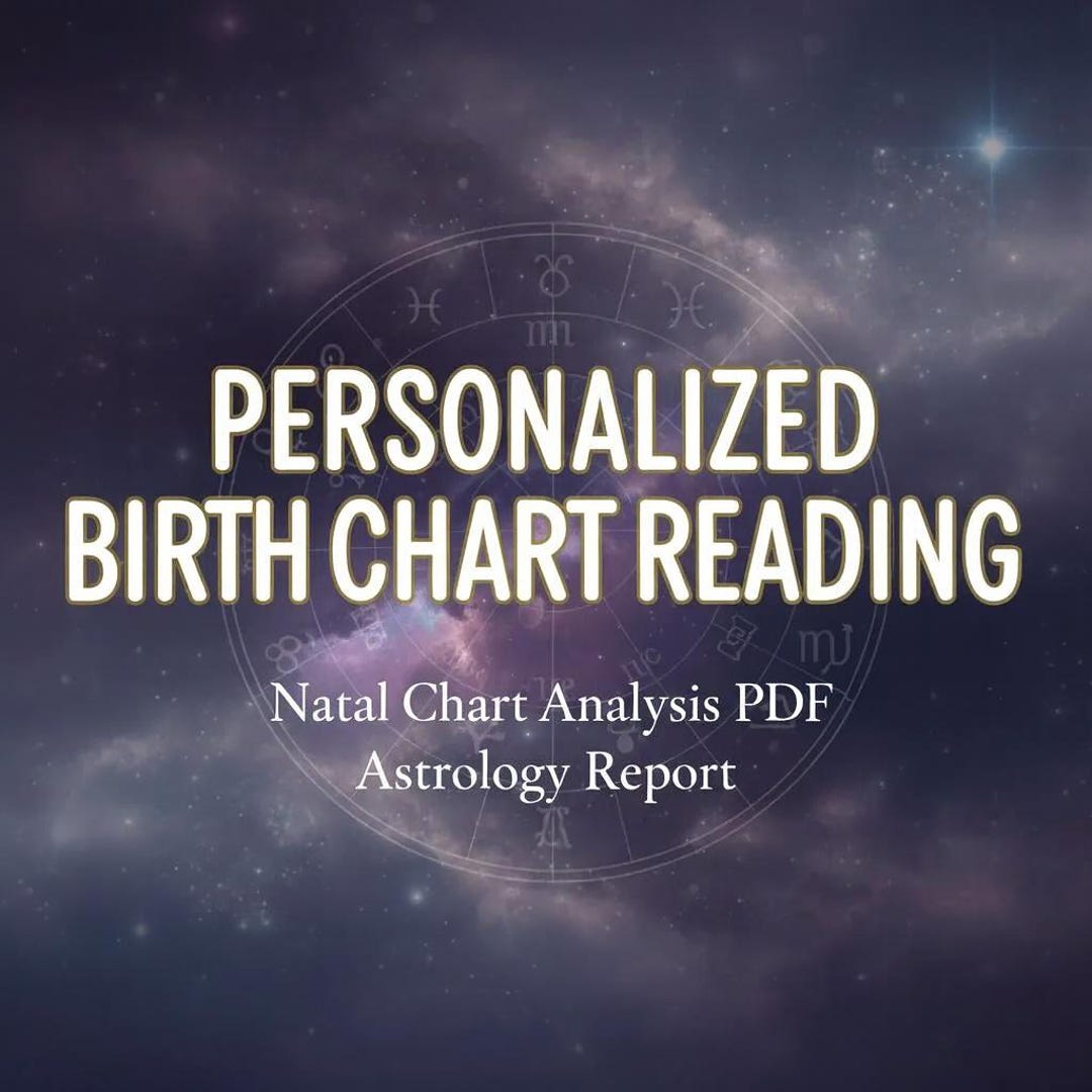 Personalized Birth Chart Reading | Natal Chart Analysis PDF | Astrology ...