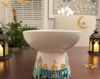 Handmade Mosaic Ramadan Bowl - Iftar & Eid Serving Dish