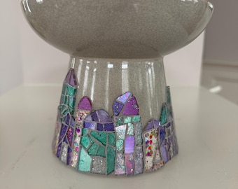 Handmade Mosaic Sparkly Bowl.