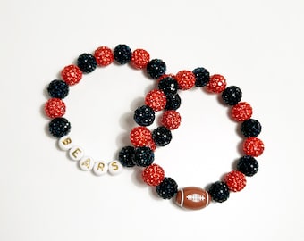 Bransoletka futbolowa NFL Chicago Bears