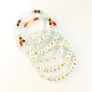 Toy Story 5 Inspired Friendship Bracelets | I Knew It, I Knew You | TS5 | Tay Story | 18k Gold Plated Beads Set of all five