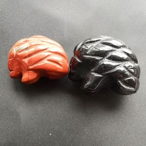 Hedgehog,Natural red stone,Obsidian,Quartz Gemstone Beads,Wholesale stone beads,Carving Gemstone Animal Healing