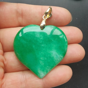 Green Heart jade stone pendant,40mm,25mm,20mm,charm earring bead,pendant bead,Amulet for making necklace jewelry link
