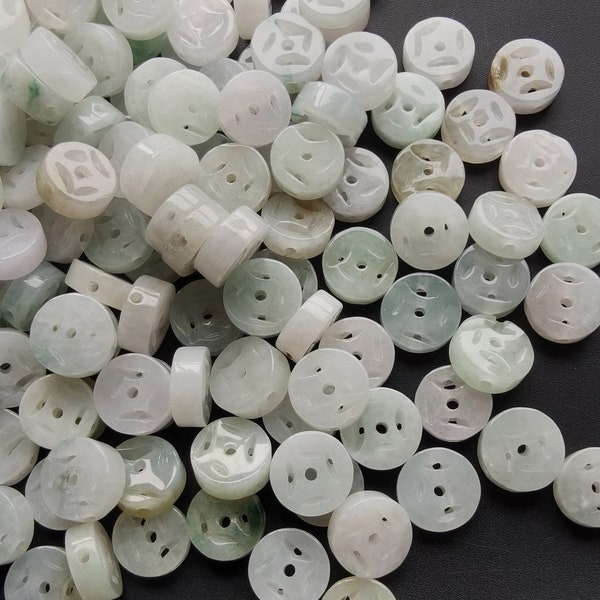 Money beads,bring rich,coin,spacer,natural jadeite stone beads,Carved Grade A Natural jade stone, Amulet beads, wholesale jadeite beads