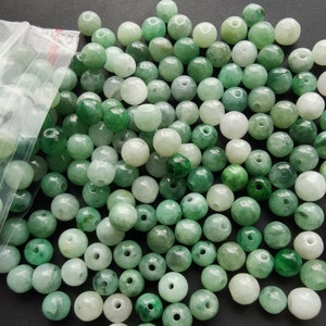 6mm Round smooth,spacer,natural jadeite stone beads, Round smooth  Grade A Natural jade stone, Amulet beads, wholesale jadeite loose beads