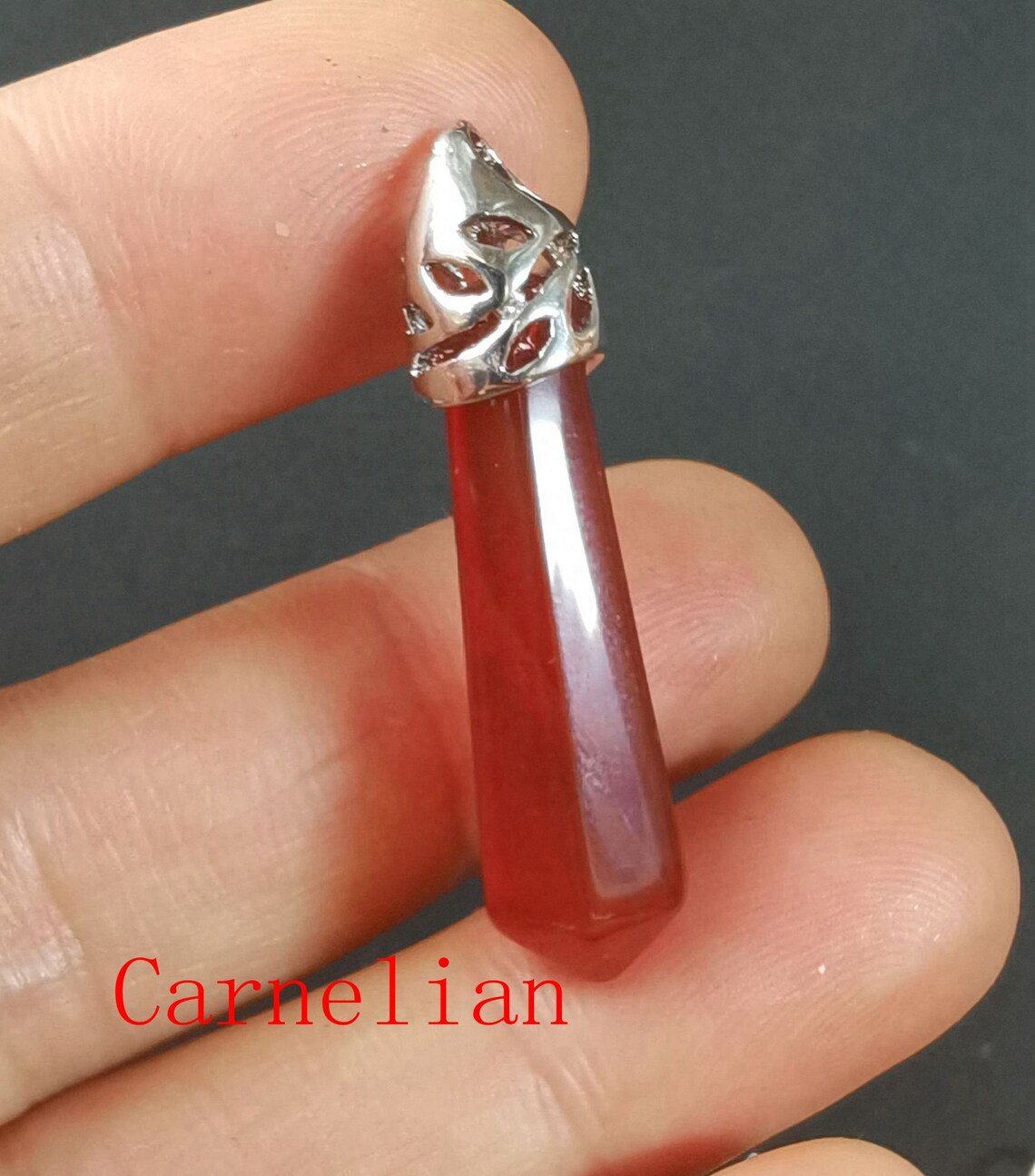 Crystal Pendantcrystal point Healing CrystalGenerator Tower Etsy
