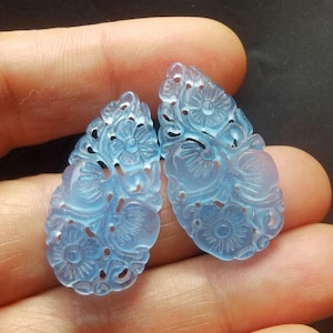 彫刻された翡翠のブレスレット - Etsy 日本