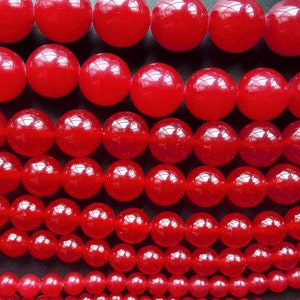 Round red Jade strand,4mm 6mm 8mm 10mm 12mm 14mm 16mm,charm jade stone, loose beads, diy beads,gemstone, full one strand 15.5"