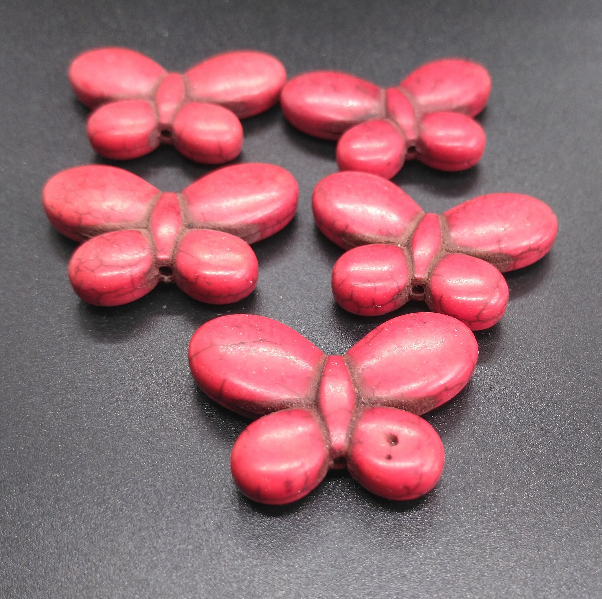 42 Stück Howlith-Türkis Perlen In Elefantenform – Gemischte Farben, Ca. 15x10x5 Mm, Mit Loch – Für DIY-Schmuck & Basteln