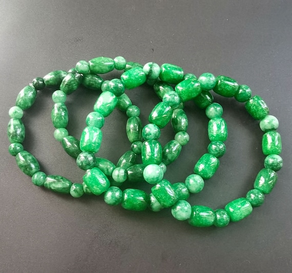 Jade Tube Stretchy Bracelet Jade Tube Stretchy Bracelet