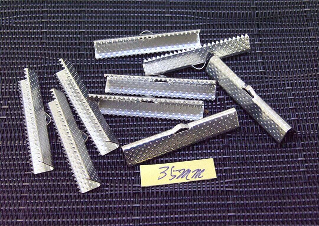 50 pinces à ruban de 30 mm ou 1 3/16 pouces Clips en métal
