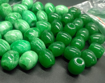 Pendentif En Jade Vert Clair LuLuTong - Pierre Naturelle Sculptée - Forme Ronde - Neuf Sans Emballage