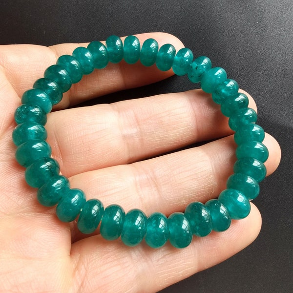 Rondelle,tianhe stone quartz bracelets,Elastic line bracelet, woman gift,man bracelet