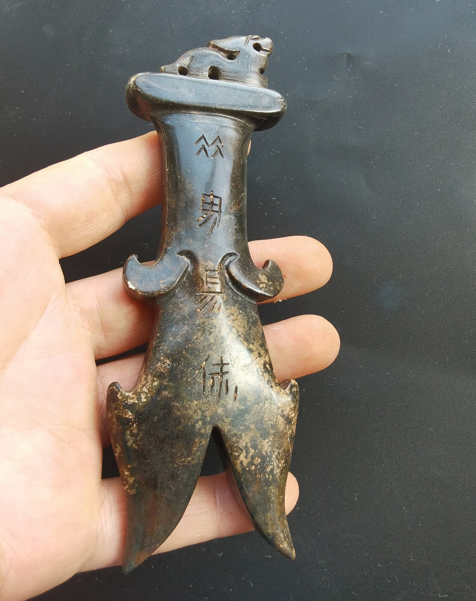 Chinese ancient Hunting Knife Dagger Knives Jade stoneCarved Etsy