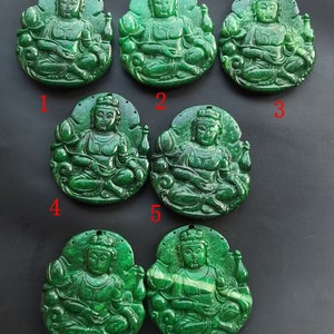 guanyin bodhisattva carved green jade stone pendant,Oval Gemstone bead,for making Handmade Jewelry Necklace Pendant link
