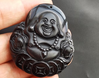bodhisattva face Black Obsidian stone Pendant,Buddha,Buddhism Amulet Necklace Pendant Jewerly,for handmade making jewelry