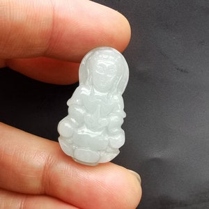 Certified,buddism godness guanyin,Natural Burmese Jadeite Jade stone pendant,Grade A,Amulet necklace Pendant,Gemstone good lucky jewelry