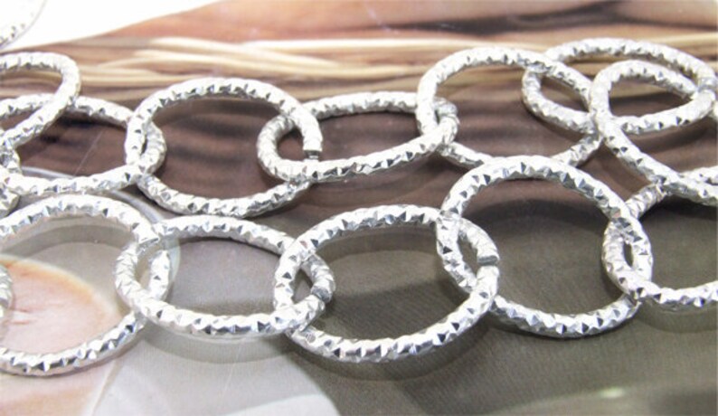 Loop Cut White Gold Chain 2.5mm38 image 1
