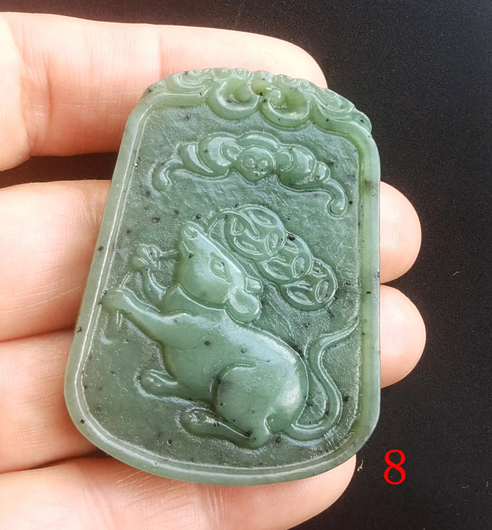 Chinese Zodiac Nephrite jade stone Etsy