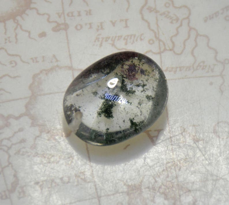 Natural Garden Golden Phantom Quartz Pendant Gemstone Beads Teardrop Flower Quartz Crystal Pendant 5style