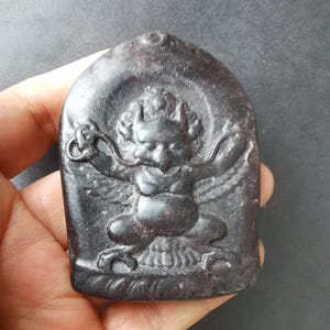 Carving God of War Jade stone Pendant,fly man natural black Jade Pendant,for making handmade Necklace wholesale gemstone jewelry ZB
