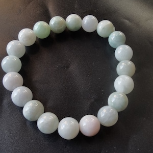 10mm Round natural Burmese jadeite jade stone Bracelet,Grade A Natural jade stone beaded bracelet,Amulet Bracelet,Unisex Bracelet jewelry