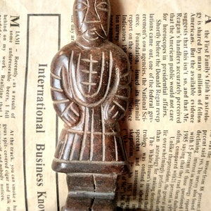 Carved Brown man Jade Pendant,Terracotta Warriors and Horses  China jade Double Face Amulet Talisman pendant Necklace Jewerly bead B1