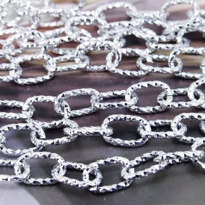 Long Shiny Loop Copper Metal Chain 2mm---38&quot;