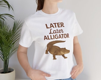 Funny Alligator Crocodile Graphic T-Shirt | Animal Lover Tee