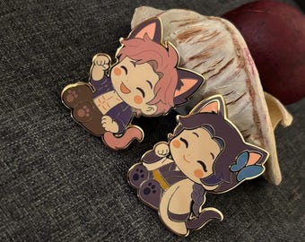 Chibbi Kittens enamel pins set