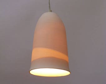 Path Light, Porcelain Bell, Hanging Lamp