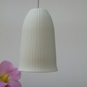 Porcelain Bell with strip, Hanging Lamp image 4