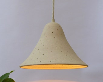 Ceramic Perforated Bell, Hanging lamp