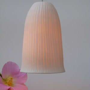 Porcelain Bell with strip, Hanging Lamp image 3