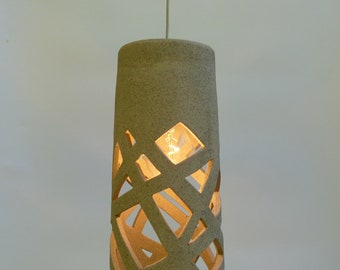 Ceramic diagonals lights, Hanging lightfixture