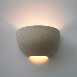 Ceramic, Quarter of small ball, Wall lamp image 1