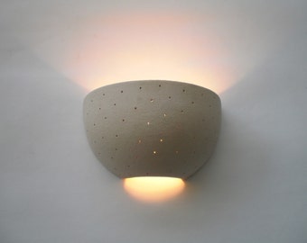 Ceramic, Quarter of small ball, Wall lamp