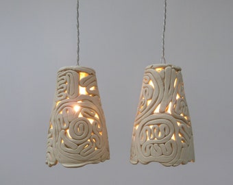 Lace bell, Pendant light, Hanging lamp, Ceiling chandelier